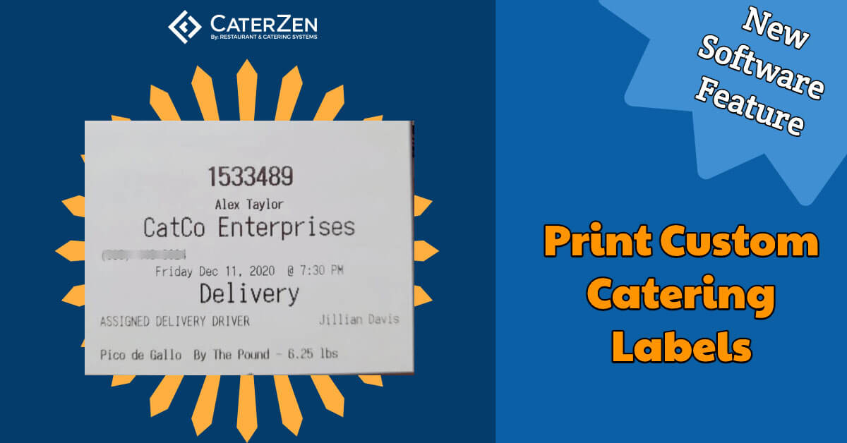 Introducing Custom Catering Label Printing To Enhance Operations